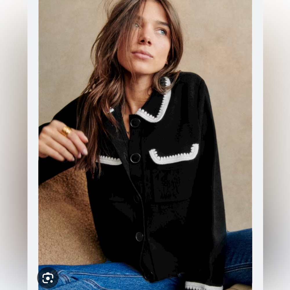 Sézane - Betty Cardigan (Black)